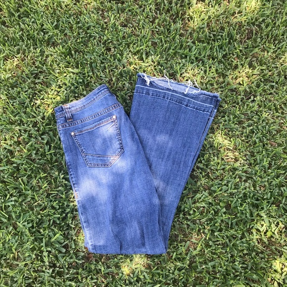 rock and roll flare jeans